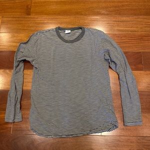 Men’s urban outfitters, long sleeve, tee size small striped detailing
